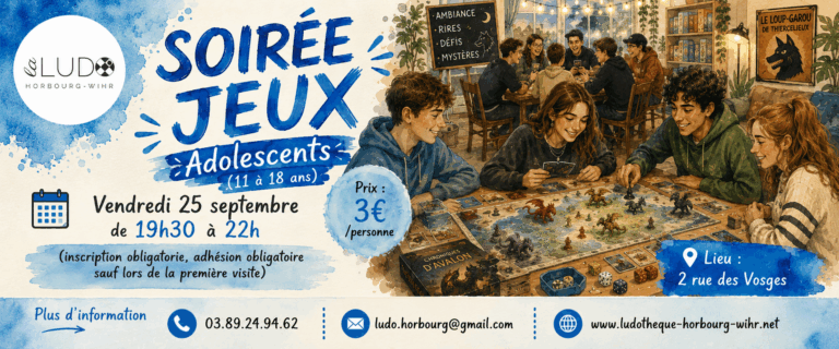 Soirée jeux Ado