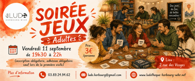 Soiréex jeux Adultes